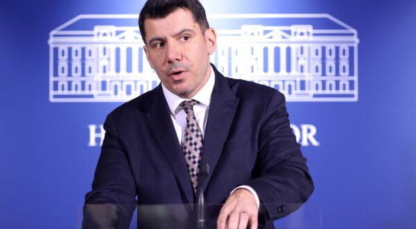 17.01.2025., Zagreb - Na konferenciji za medije odrzanoj u Saboru o temi: „Prikrivanje istine o napadu na HGSS-ovce na Platku“ govorio je Nikola Grmoja. Photo: Patrik Macek/PIXSELL