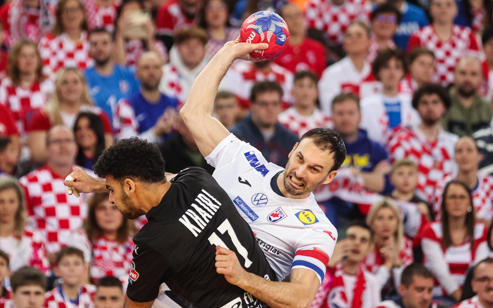19.01.2025., Arena Zagreb, Zagreb - IHF Svjetsko rukometno prvenstvo 2025., skupina H, 3. kolo, Egipat - Hrvatska. Igor Karacic Photo: Luka stanzl/PIXSELL