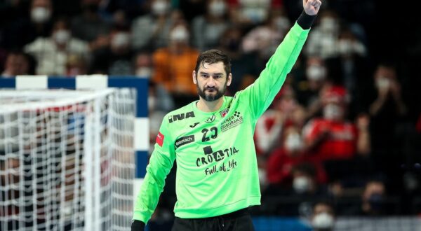22.1.2022., Multifunctional Arena, Budimpesta, Madjarska - EHF Europsko prvenstvo, skupina I, 2. kolo, Danska - Hrvatska.  Photo: Sanjin Strukic/PIXSELL