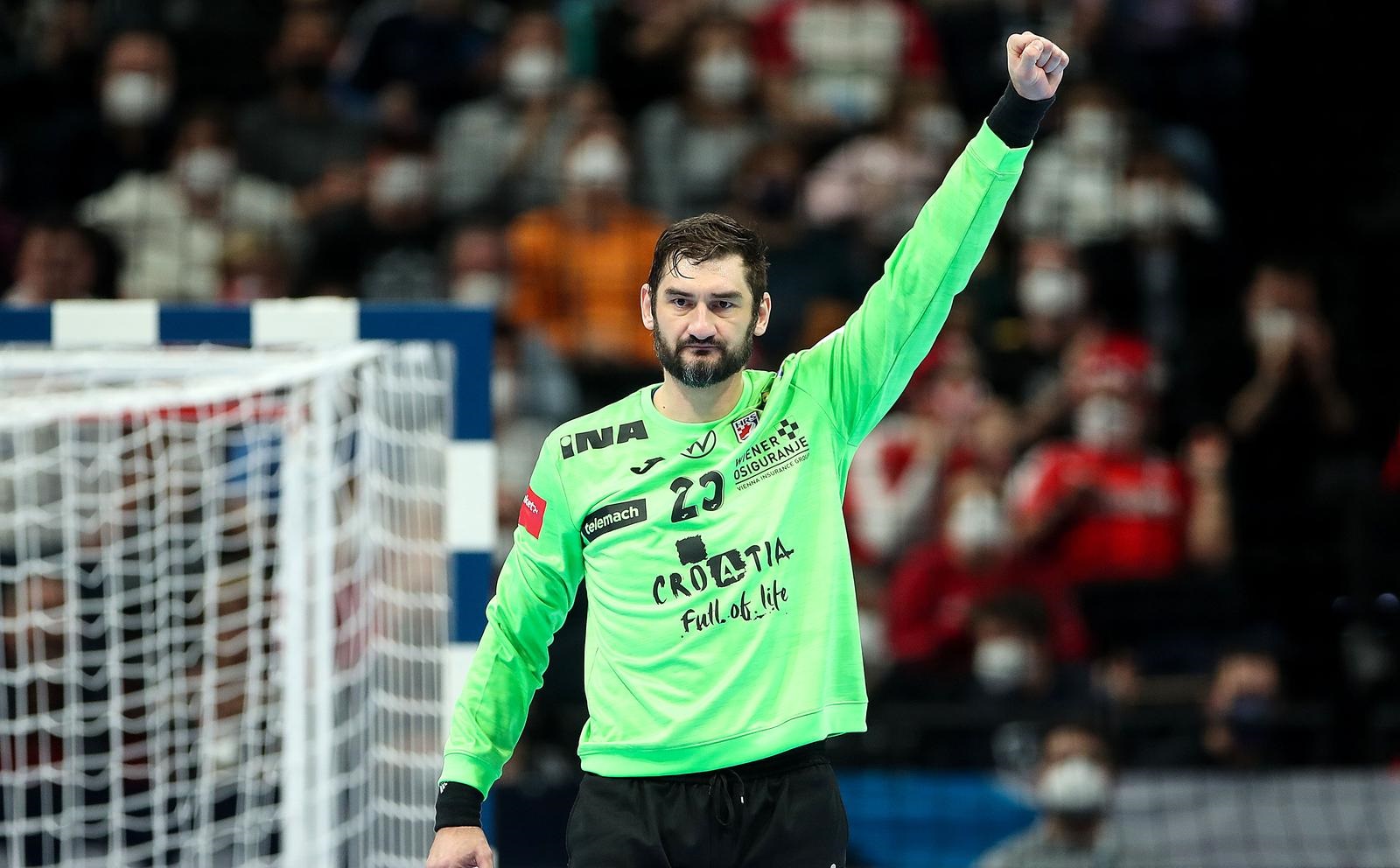 22.1.2022., Multifunctional Arena, Budimpesta, Madjarska - EHF Europsko prvenstvo, skupina I, 2. kolo, Danska - Hrvatska.  Photo: Sanjin Strukic/PIXSELL