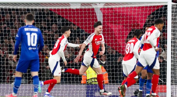 22.01.2025., stadion Emirates, London, Engleska - UEFA Liga prvaka, grupna faza, 7. kolo, Arsenal - GNK Dinamo. Photo: Luka stanzl/PIXSELL