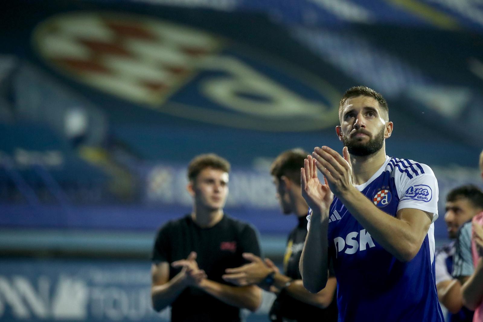 24.08.2023., stadion Maksimir, Zagreb - Prva utakmica play-offa UEFA Europske lige, GNK Dinamo Zagreb - Sparta Prag. Luka Ivanusec. Photo: Slavko Midzor/PIXSELL
