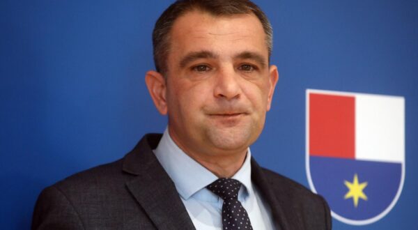 25.01.2025., Cakovec - Izvanredna konferencija zupana Matije Posavca o stanju u Zupanijskoj bolnici Cakovec. Photo: Vjeran Zganec Rogulja/PIXSELL