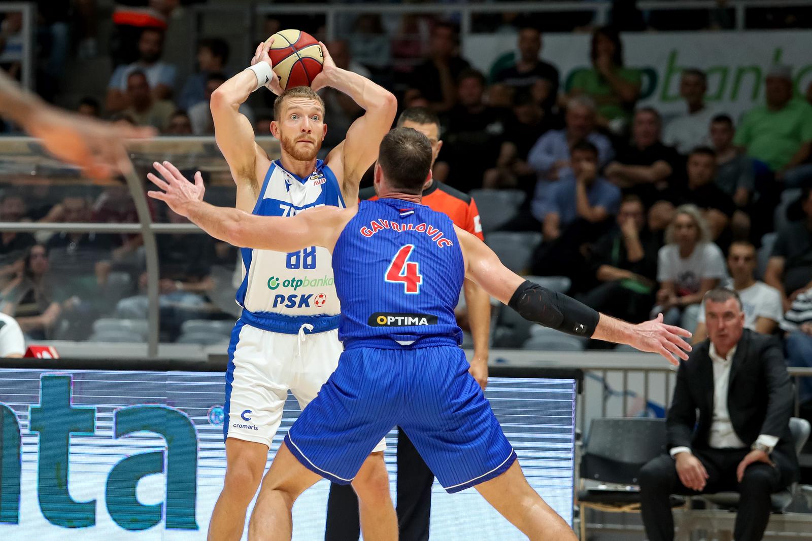 25.09.2024., Zadar - AdmiralBet ABA liga, 2. kolo, KK Zadar - KK Igokea. Dominik Gilbert Photo: Sime Zelic/PIXSELL