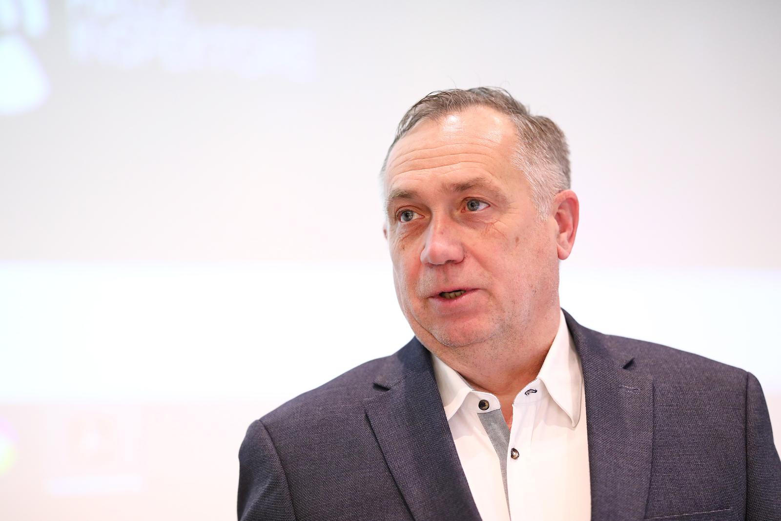 27.01.2025., Zagreb - Josip Kelemen najavio je u ime platforme Halo, inspektor novi bojkot trgovinama i odredjenim lancima i proizvodima Photo: Emica Elvedji/PIXSELL