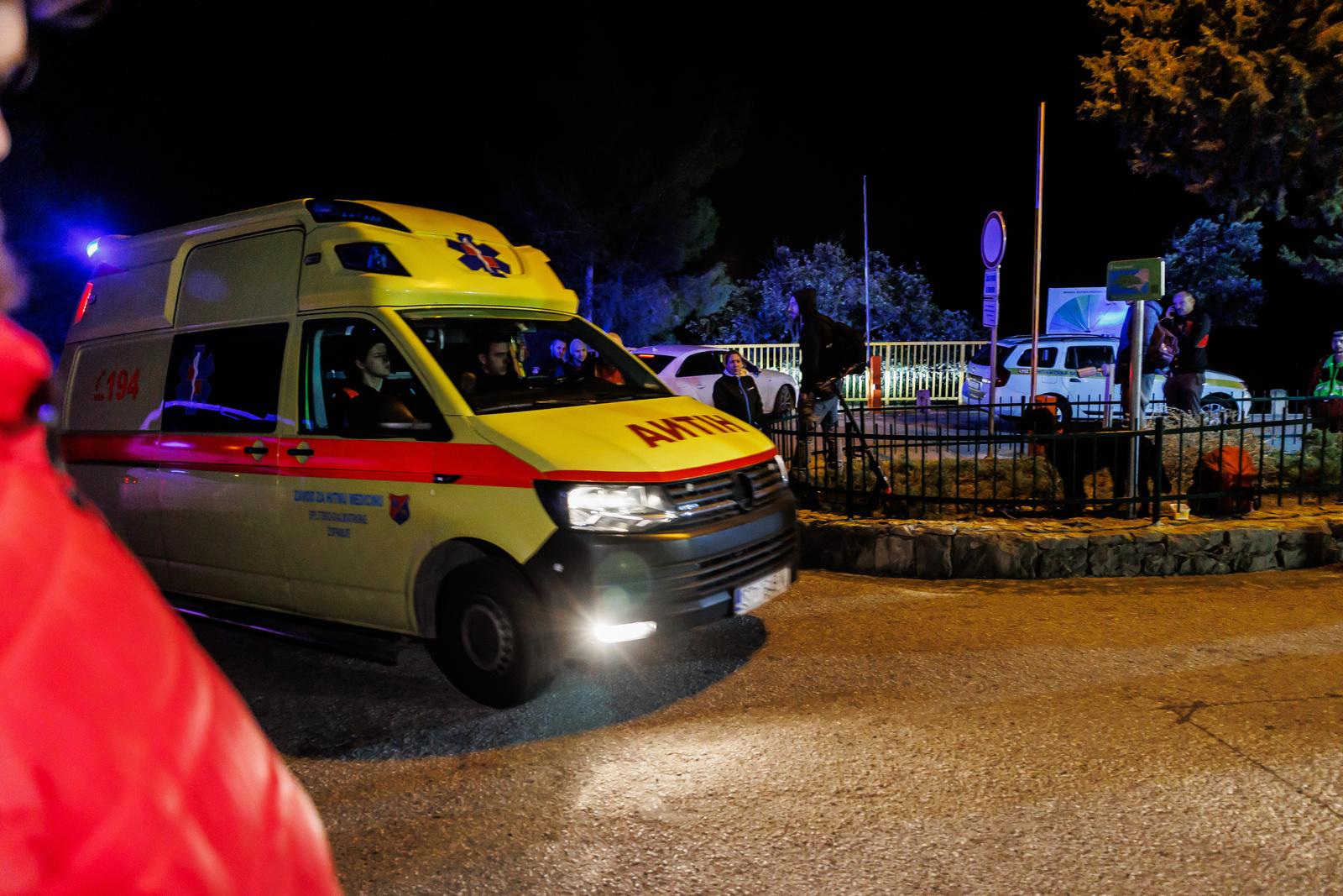 27.01.2025., Split - U vecernjim satima HGSS je pronasao nestalog mladica na Marjanu te je u tijeku akcija izvlacenja. Photo: Zvonimir Barisin/PIXSELL