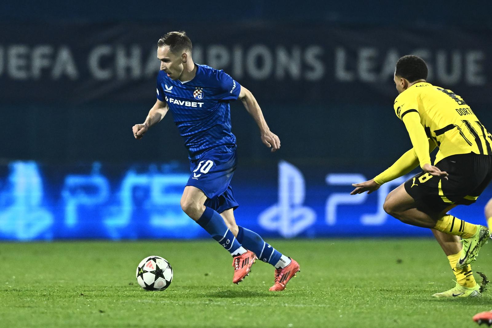 27.11.2024., stadion Maksimir, zagreb - UEFA Liga prvaka, grupna faza, 5. kolo, GNK Dinamo - Borussia Dortmund. Marko Rog Photo: Marko Lukunic/PIXSELL