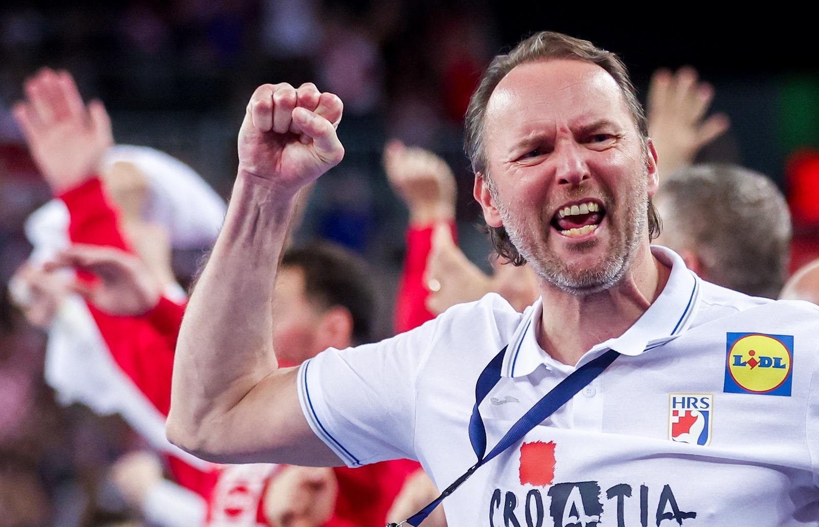 28.01.2025., Arena Zagreb, Zagreb - IHF Svjetsko rukometno prvenstvo 2025., cetvrtfinale, Hrvatska - Madjarska. izbornik Hrvatske Dagur Sigurdsson Photo: Slavko Midzor/PIXSELL