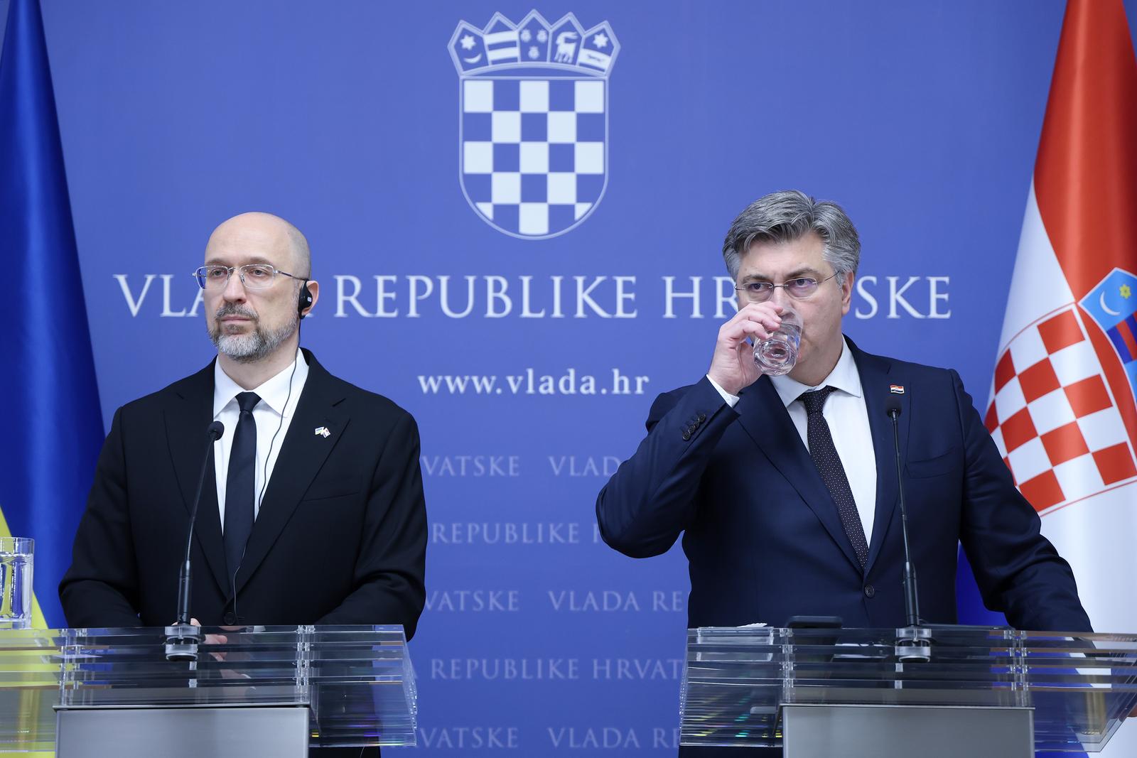 Denis Šmihalj i Andrej Plenković