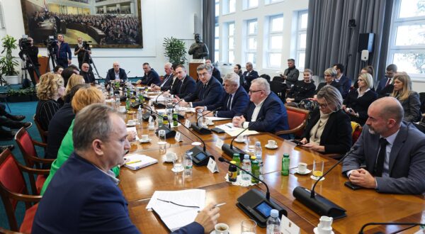 30.01.2025.Zagreb - Na  saborskoj sjednici Odbora za poljoprivredu premijer Andrej Plenković  predstavio je kandidata  za novog ministra poljoprivrede, šumarstva i ribarstva Davida Vlajčića Photo: Goran Stanzl/PIXSELL