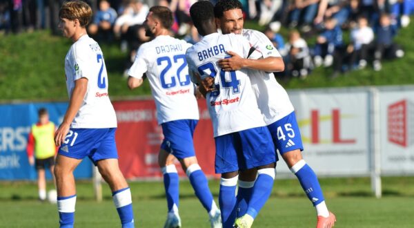 30.10.2024., Bjelovar - Gradski stadion Bjelovar,  1/8 finala SuperSport Hrvatskog nogometnog kupa: NK Mladost Zdralovi - HNK Hajduk. Abdoulie Sanyang Bamba, Yassine Benrahou. Photo: Vjeran Zganec Rogulja/PIXSELL