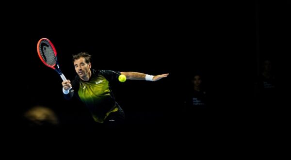 Croatian Ivan Dodig pictured in action during a tennis match in the quarter final of the doubles competition at the ATP European Open Tennis tournament in Antwerp, Thursday 17 October 2024. BELGA PHOTO JASPER JACOBS,Image: 922462448, License: Rights-managed, Restrictions: *** World Rights Except Belgium and France *** BELOUT FRAOUT, Model Release: no, Credit line: Belga / ddp USA / Profimedia