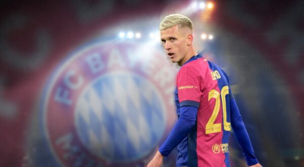 FOTOMONTAGE: Dani OLMO Barca koennte ein Kandidat fuer einen Wechsel zum FC Bayern Muenchen sein ARCHIVFOTO *** PHOTO montage Dani OLMO Barca could be a candidate for a move to FC Bayern Munich ARCHIVE PHOTO,Image: 951930795, License: Rights-managed, Restrictions: , Model Release: no, Credit line: Anke Waelischmiller/SVEN SIMON / imago sportfotodienst / Profimedia