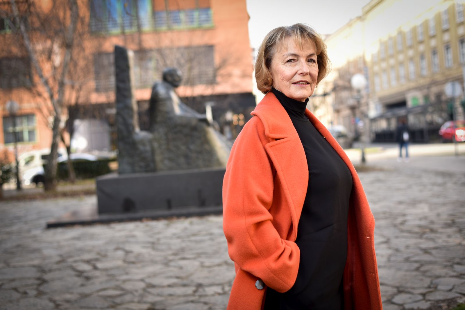 03.02.2024., Zagreb - Vesna Pusić, bivsa ministrica vanjskih poslova RH. 

Photo Sasa ZinajaNFoto