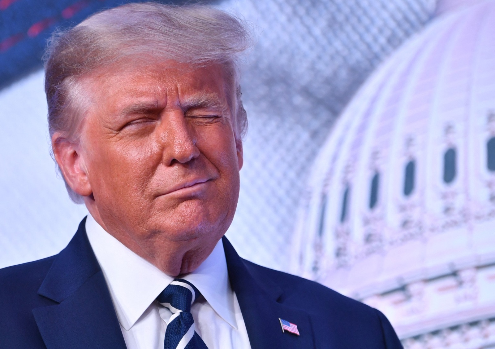 US President Donald Trump arrives to deliver remarks at the 2020 Council for National Policy Meeting at the Ritz Carlton in Pentagon City in Arlington, Virginia on August 21, 2020.,Image: 554289121, License: Rights-managed, Restrictions: , Model Release: no, Credit line: Nicholas Kamm / AFP / Profimedia