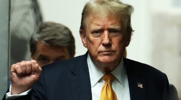 Former US President and Republican presidential candidate Donald Trump walks to the courtroom during his criminal trial at Manhattan Criminal Court in New York City on May 29, 2024.  Jurors began deliberating Wednesday on whether to convict Donald Trump in the first criminal trial of a former US president -- with their decision potentially upending November's election, in which the Republican seeks to return to power.,Image: 877442452, License: Rights-managed, Restrictions: , Model Release: no, Credit line: Charly TRIBALLEAU / AFP / Profimedia