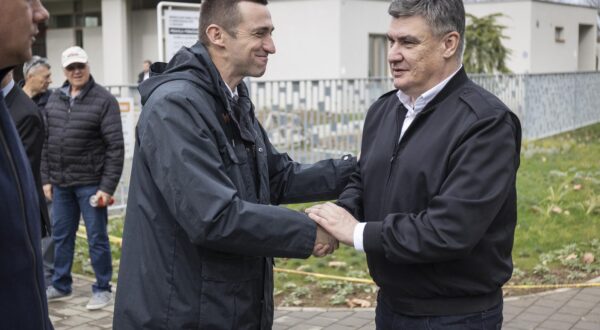 10.03.2024., Vukovar - Predsjednik Republike i vrhovni zapovjednik Oruzanih snaga Republike Hrvatske Zoran Milanovic sudjelovao je na obiljezavanju Dana hrvatskih branitelja Vukovara. Tom prigodom, Predsjednik Republike polozio je vijenac kod sredisnjeg Spomen obiljezja na Memorijalnom groblju hrvatskih branitelja iz Domovinskog rata. Photo: Davor Javorovic/PIXSELL