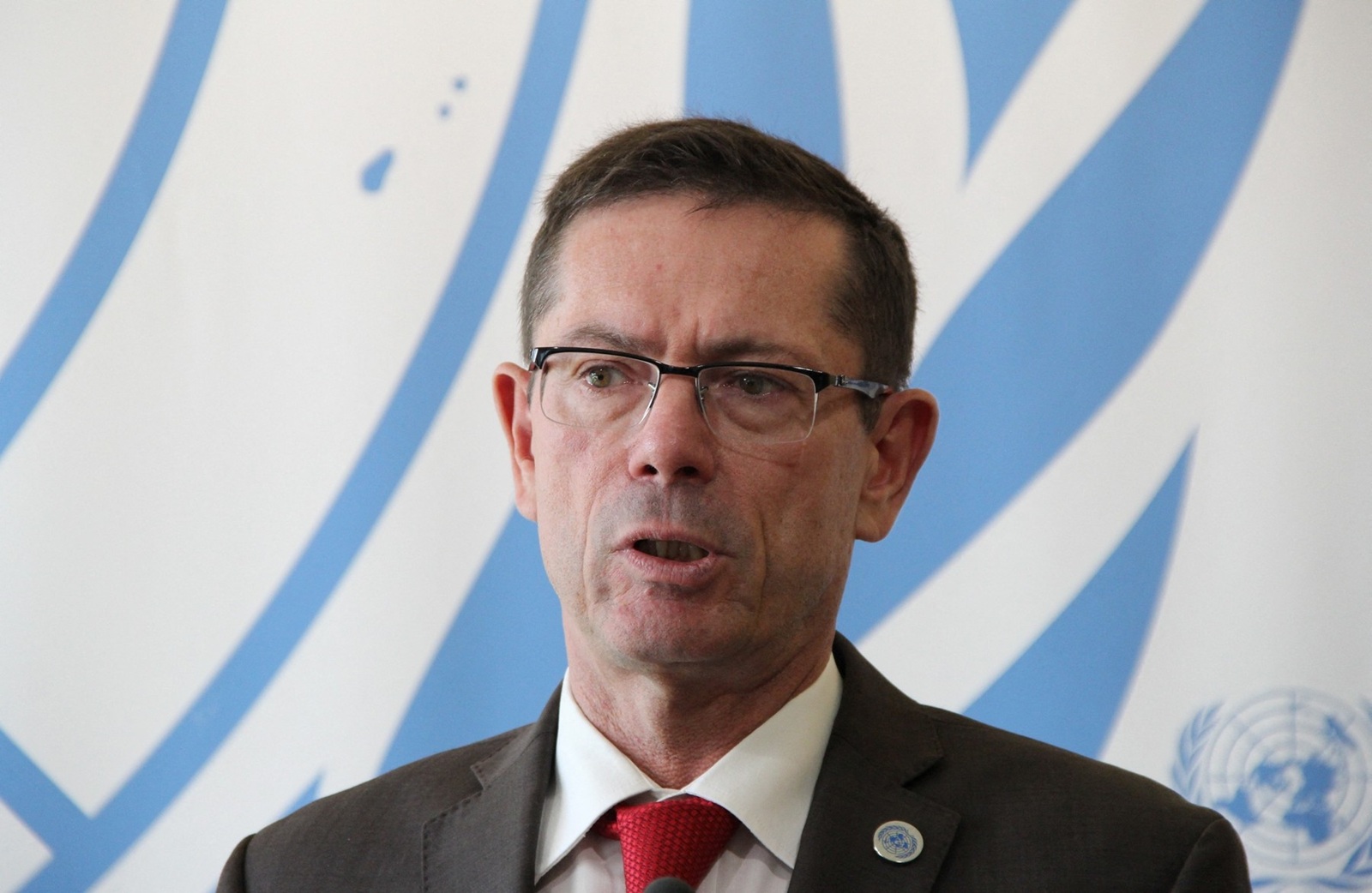 GENEVA, SWITZERLAND - SEPTEMBER 29 :  Assistant Secretary-General for Human Rights Ivan Simonovic attends a press conference on aid blockade in eastern Ukraine on September 29, 2015 in Geneva, Switzerland. Fatih Erel / Anadolu Agency,Image: 260497599, License: Rights-managed, Restrictions: , Model Release: no, Credit line: Fatih Erel / AFP / Profimedia