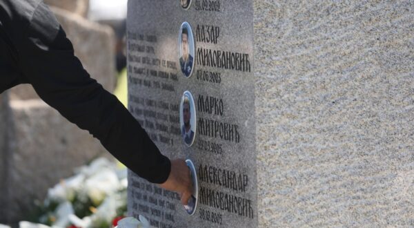 27, April, 2024, Malo Orasje - The annual memorial service for the victims of the mass murder that took place on May 4, 2023 was held in Malo Orasje on Ravni Gaj. Photo: M.M./ATAImages

27, april, 2024, Malo Orasje - Godisnji pomen za zrtve masovnog ubistva koje se dogodilo 4. maja 2023. odrzan je u Malom Orasju na Ravnom Gaju. Photo: M.M./ATAImages Photo: M.M./ATAImages/PIXSELL