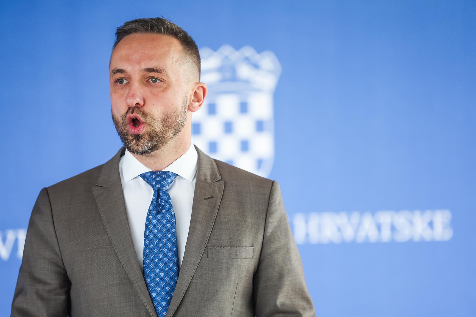 02.01.2025., Zagreb - U NSK odrzana 56. sjednica Vlade republike Hrvatske. Dolazak clanova na sjednicu. Nakon sjednice izjavu je dao ministar Marin Piletic. Photo: Slavko Midzor/PIXSELL