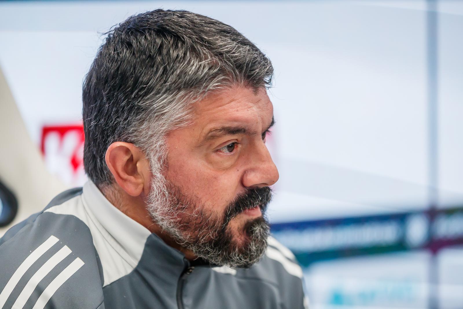 01.02.2025., Split - Gennaro Gattuso odrzao je presicu na poljudu uoci sutrasnje utakmice izmedju Hajduka i Lokomotive. Photo: Zvonimir Barisin/PIXSELL