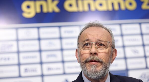 02.01.2023., Zagreb - U prostorijama kluba GNK Dinamo na stadionu Maksimir odrzana je konferencija ze medije koju je saszvao Nadzorni odbor kluba. Konferenciji su nazocili clanovi Izvrsnog odbora kao i Skupstine. predsjednik Nadzornog odbora Miroslav Rozic Photo: Igor Kralj/PIXSELL