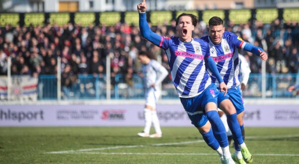 02.02.2025., Zagreb, stadion u Kranjcevicevoj - SuperSport HNL, 20. kolo, NK Lokomotiva - HNK Hajduk. Photo: Slavko Midzor/PIXSELL