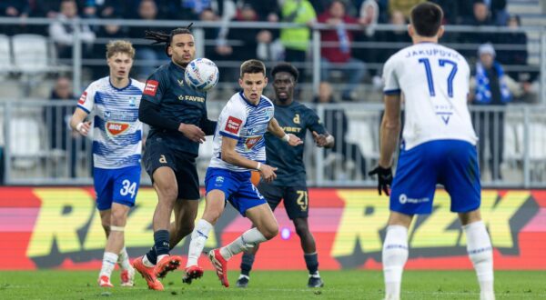 02.02.2025., Osijek -  SuperSport HNL, 20. kolo, NK Osijek - GNK Dinamo Photo: Borna jaksic/PIXSELL