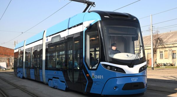 03.02.2025., Zagreb - Predstavljanje prvog tramvaja kojeg su Koncar - Elektricna vozila isporucila ZET-u. Photo: Marko Lukunic/PIXSELL