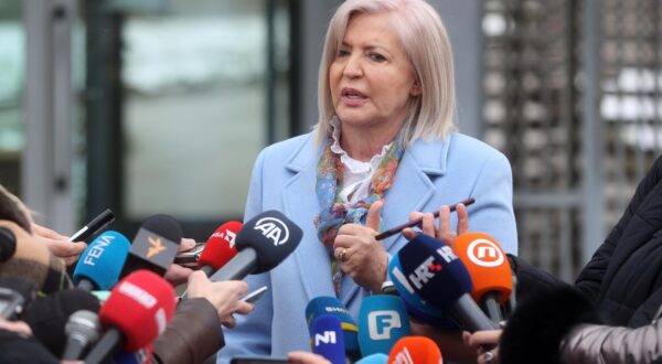 05.04.2023., Sarajevo, Bosna i Hercegovina - U Sudu BiH danas je Sudsko vijece, kojim je predsjedavao Branko Peric, izreklo presudu u aferi "Respiratori".Fadil Novalic, Fahrudin Solak i Fikret Hodzic su proglašeni krivima. Photo: Armin Durgut/PIXSELL