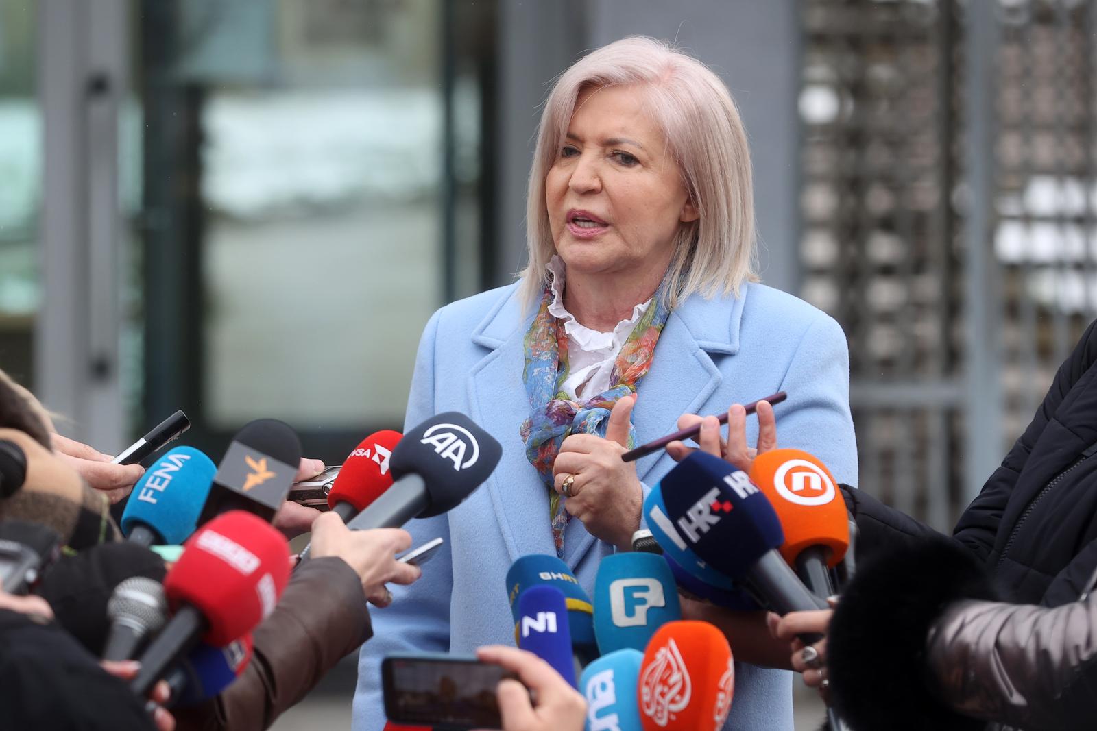 05.04.2023., Sarajevo, Bosna i Hercegovina - U Sudu BiH danas je Sudsko vijece, kojim je predsjedavao Branko Peric, izreklo presudu u aferi "Respiratori".Fadil Novalic, Fahrudin Solak i Fikret Hodzic su proglašeni krivima. Photo: Armin Durgut/PIXSELL