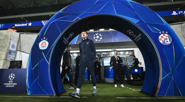 05.11.2024., stadion Tehelne pole, Bratislava, Slovacka - UEFA Liga prvaka, grupna faza, 4. kolo, SK Slovan Bratislava - GNK Dinamo. Petar Sucic Photo: Marko Lukunic/PIXSELL