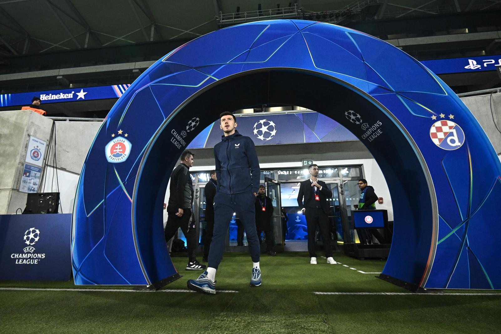 05.11.2024., stadion Tehelne pole, Bratislava, Slovacka - UEFA Liga prvaka, grupna faza, 4. kolo, SK Slovan Bratislava - GNK Dinamo. Petar Sucic Photo: Marko Lukunic/PIXSELL