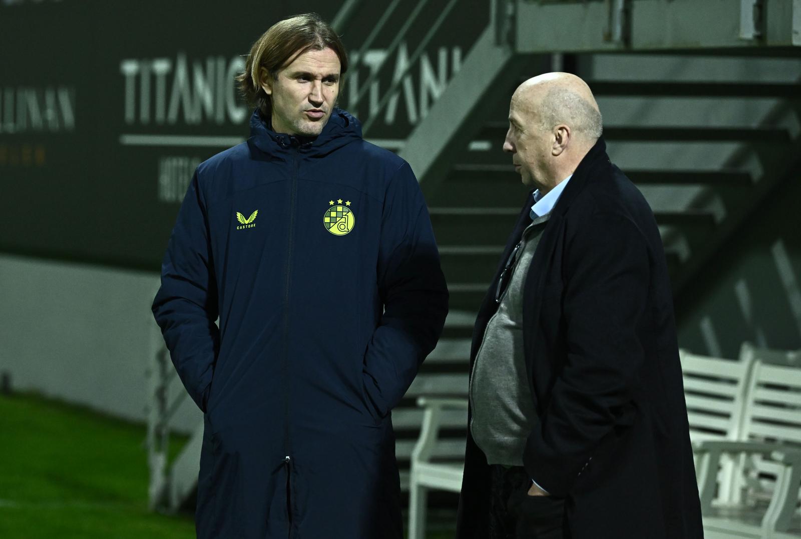 06.01.2025., Belek, Turska - Trening GNK Dinamo na priprema u Turskoj. Sportski direktor Marko Maric, predsjednik kluba Velimir Zajec. Photo: Marko Lukunic/PIXSELL