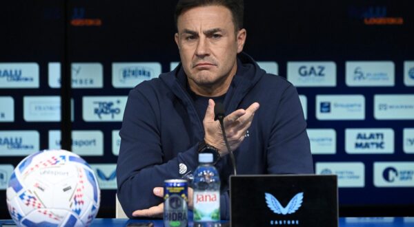 06.02.2025., Zagreb - Konferencija za medije GNK Dinamo uoci utakmice 21. kola SuperSport HNL-a izmedju GNK Dinamo i HNK Sibenik. trener Dinama Fabio Cannavaro. Photo: Marko Lukunic/PIXSELL