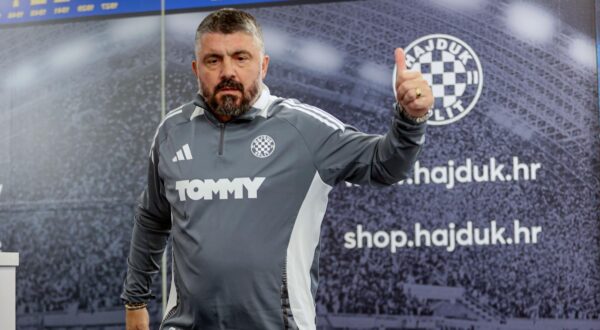 06.12.2024., Split - Trener Hajduka Gennaro Gattuso na konferenciji za medije u novinarskom salonu na stadionu Poljud uoci uoci utakmice 16. kola izmedju Gorice u Hajduka. Photo: Ivana Ivanovic/PIXSELL