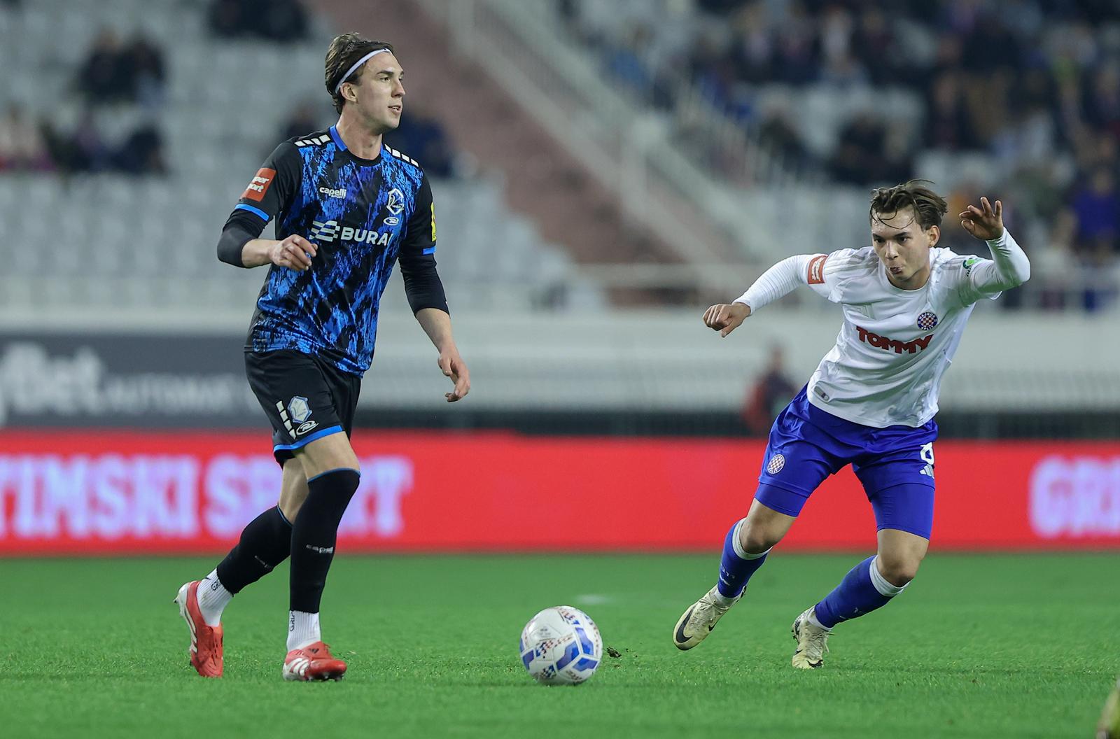 08.02.2025., stadion Poljud, Split - SuperSport HNL, 21. kolo, HNK Hajduk - NK Varazdin. Photo: Ivana Ivanovic/PIXSELL