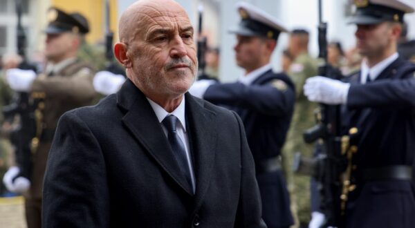 08.11.2024., Gospic - Predsjednik Republike i vrhovni zapovjednik Oruzanih snaga Republike Hrvatske Zoran Milanovic sudjelovao je na obiljezavanju 32. obljetnice ustrojavanja 9. gardijske brigade „Vukovi“ i Dana Motorizirane bojne „Vukovi“ Gardijske mehanizirane brigade Photo: Sime Zelic/PIXSELL
