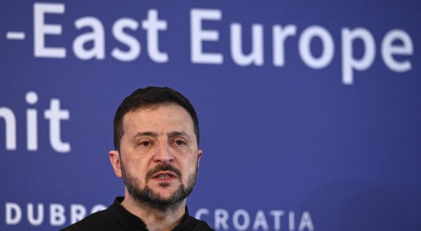 09.10.2024., Dubrovnik, Predsjednik Vlade Republike Hrvatske Andrej Plenkovic i predsjednik Ukrajine Volodimir Zelenski domacini su 3. sastanka na vrhu Ukrajina – Jugoistocna Europa, koji se odrzava u Dubrovniku. Konferencija za medije predsjednika Vlade Andreja Plenkovica i predsjednika Ukrajine Volodimira Zelenskog. Photo: Marko Lukunic/PIXSELL