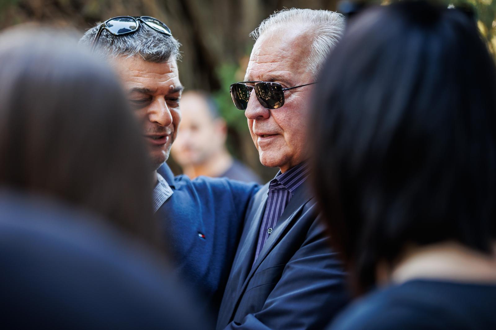 11.10.2024., Split  - Sprovod don Vinka Sanadera brata od Ive Sanadera. Photo: Zvonimir Barisin/PIXSELL