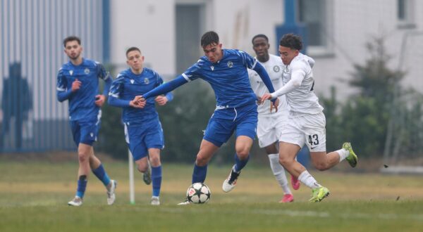 12.02.2025., Zagreb, SC Rudes - UEFA Liga prvaka mladih, sesnaestina finala, NK Lokomotiva Zagreb - SK Sturm Graz. Photo: Igor Kralj/PIXSELL