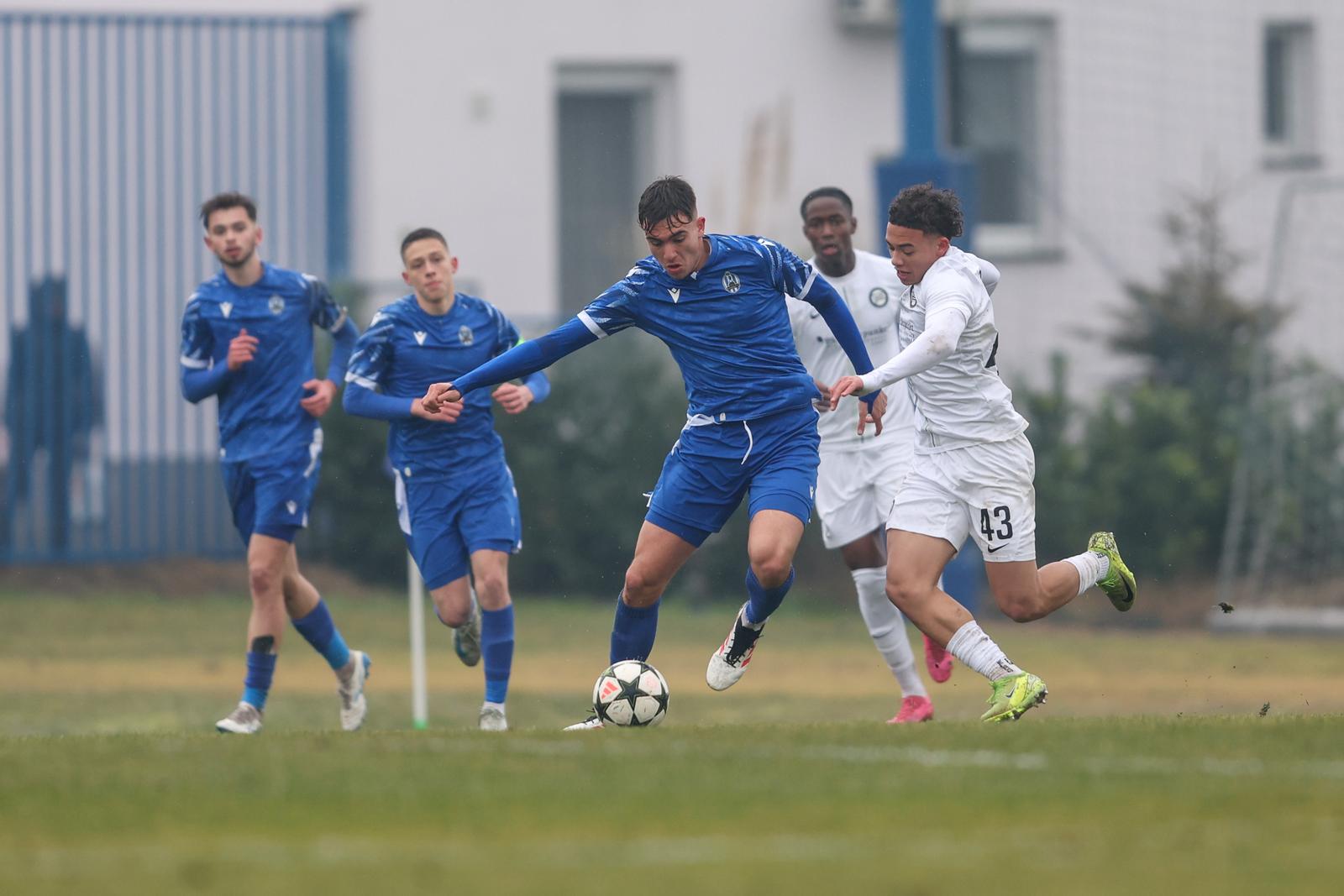 12.02.2025., Zagreb, SC Rudes - UEFA Liga prvaka mladih, sesnaestina finala, NK Lokomotiva Zagreb - SK Sturm Graz. Photo: Igor Kralj/PIXSELL