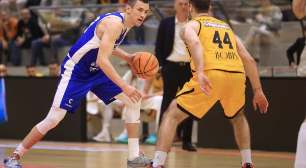 12.02.2025., Sportska dvorana Zabok - Cetvrtfinalna utakmica Kupa Kresimir Cosic za kosarkase. Utakmica KK Split - KK Zadar. Photo: Marko Prpic/PIXSELL