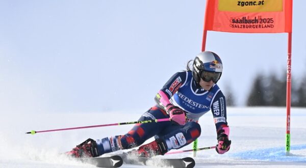 13.02.2025., Saalbach, Austrija - Svjetsko skijasko prvenstvo 2025 - prva voznja veleslalom zene. Zrinka Ljutic Photo: Igor Soban/PIXSELL