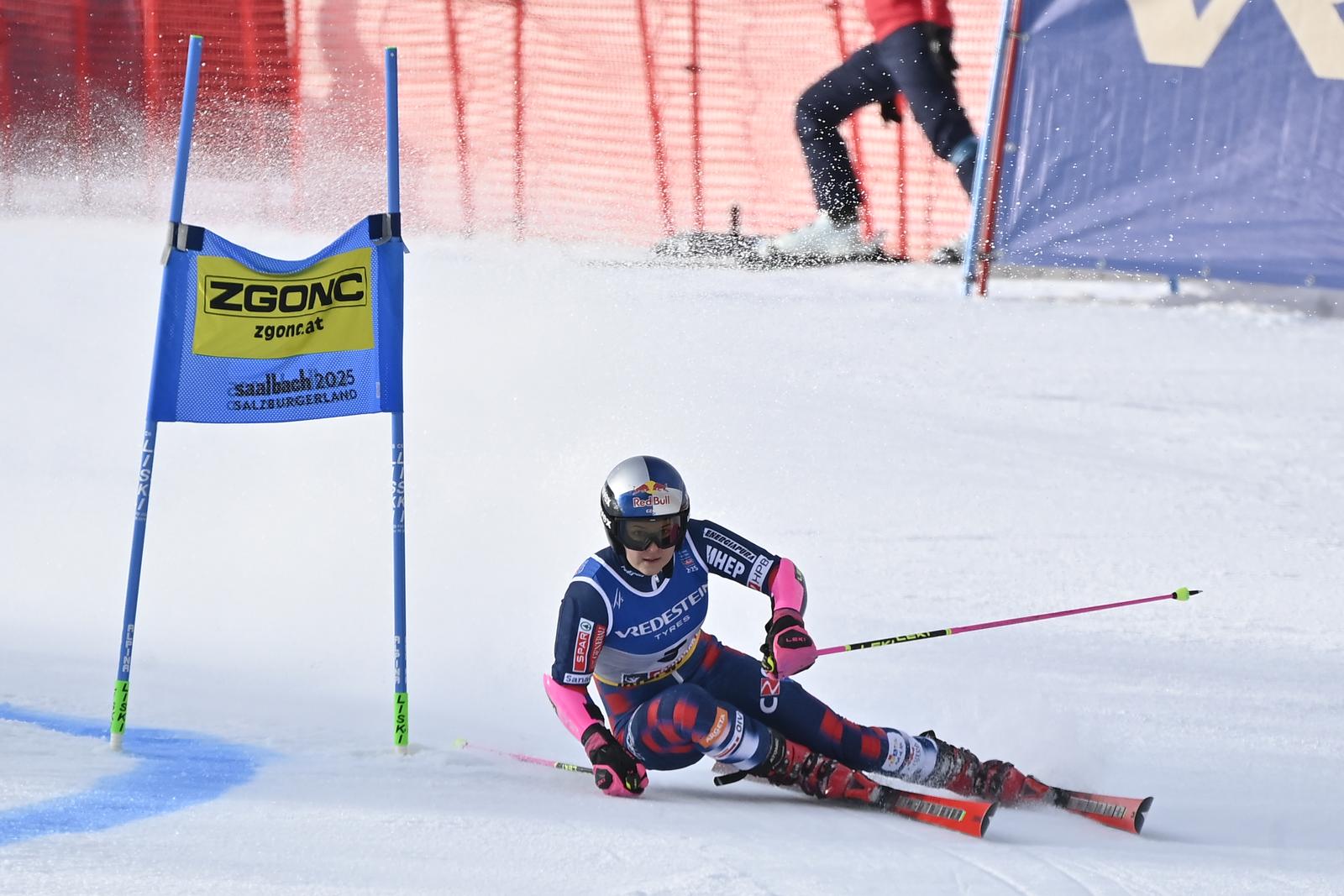 13.02.2025., Saalbach, Austrija - Svjetsko skijasko prvenstvo 2025 - prva voznja veleslalom zene.
Zrinka Ljutic Photo: Igor Soban/PIXSELL
