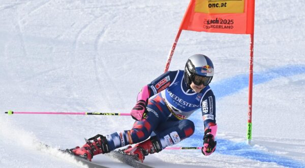 13.02.2025., Saalbach, Austrija - Svjetsko skijasko prvenstvo 2025 - prva voznja veleslalom zene.
Zrinka Ljutic Photo: Igor Soban/PIXSELL