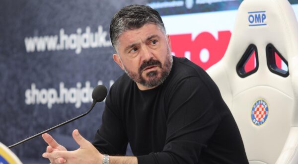 14.02.2025., Split- Pressica trenera Hajduka Genaro Gattusa uoci utakmice s Istrom Photo: Ivana Ivanovic/PIXSELL