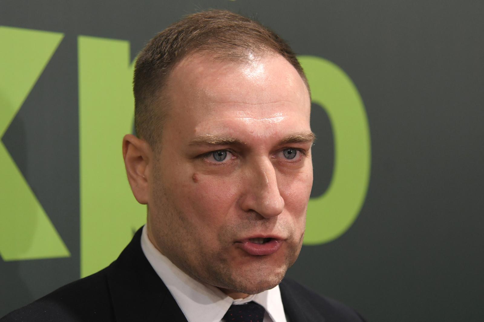 14.02.2025., Virovitica  - Otvoreno 28. izdanje medjunarodnog sajma gospodarstva, obrtnistva i poljoprivrede Viroexpo. Sajam je otvorio i obisao  novi ministar  poljoprivrede  David Vlajcic. Domacini su bili gradonacelnik Ivica Kirin i zupan Igor Androvic., te Marko Marusic, zupan Bjelovarsko-bilogorske zupanije, ovogodisnji partne rViroexpa Photo: Damir Špehar/PIXSELL