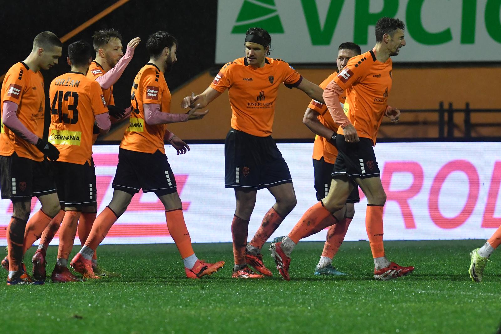 14.02.2025. Sibenik - SuperSport HNL, 22. kolo, HNK Sibenik - NK Lokomotiva Photo: Hrvoje Jelavic/PIXSELL