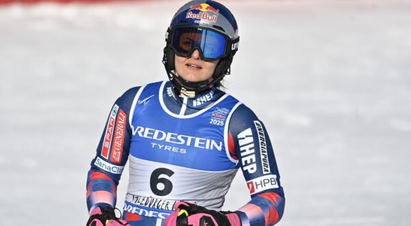 15.02.2025., Saalbach, Austrija - FIS Svjetsko prvenstvo u skijanju, zenski slalom, druga voznja. Zrinka Ljutic Photo: Igor Soban/PIXSELL